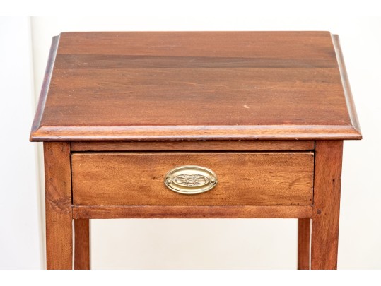 Connecticut Late Federal Single Drawer Side Table, Ca. 1800-20