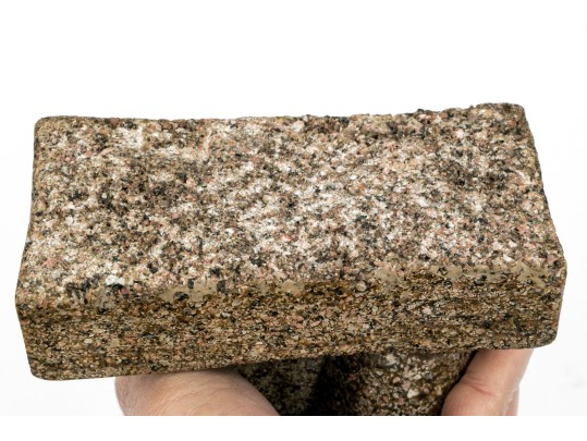 Decorative Composite Faux Granite Carved Cat On Plinth