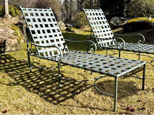 Pair Of Brown Jordan Vintage Chaise Lounges