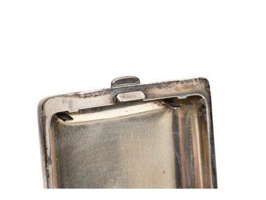 Vintage J.E. Caldwell Sterling Silver Travel Clock 