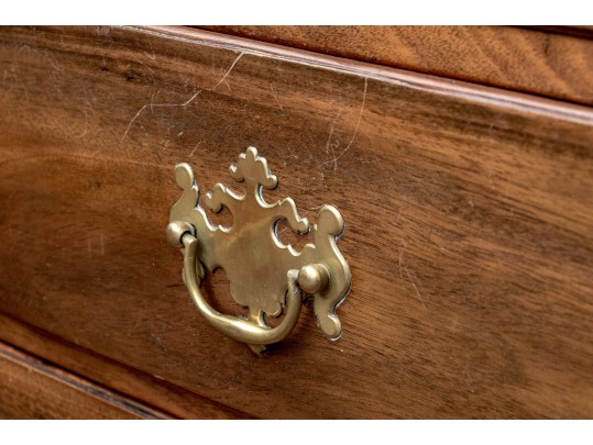 Classic Massachusetts Mahogany Chippendale Slant Front Desk, Ca. 1770-90