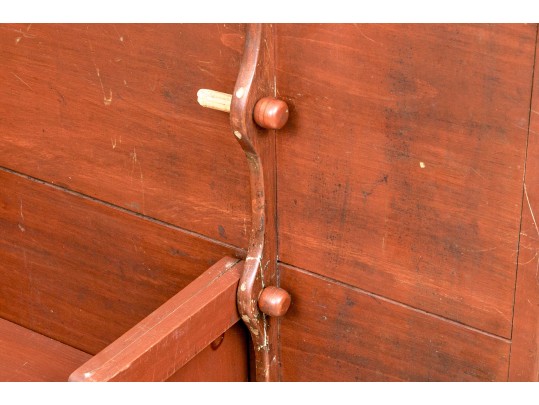 Antique American Painted Hutch Table