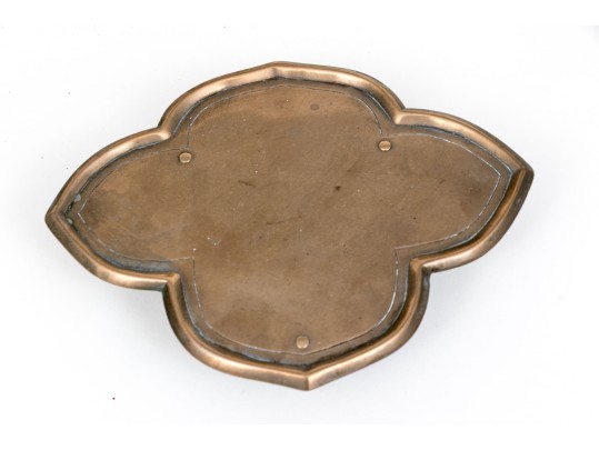 Collection Of Seven Brass Serving Wares