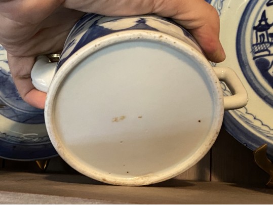 Collection Of Fifty-two Pieces Of Chinese Export Blue And White Porcelain