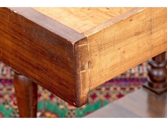 Handsome Pair Of Antique Sheridan Style Side Tables