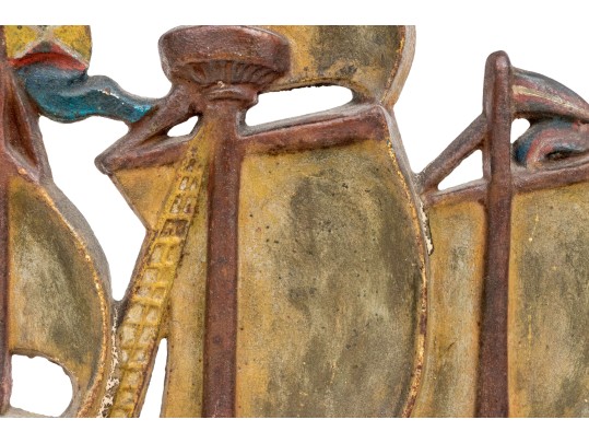 Antique Cast Iron Clipper Ship Doorstop