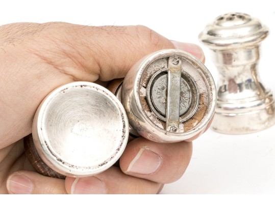 Collection Of 16 Salt And Pepper Casters, Some Sterling