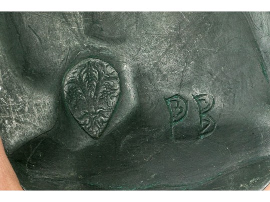 Pair Of Antique Cast Bronze Italian Cameo Plaques