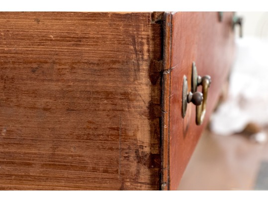 Classic New England Federal Pine Blanket Chest, Ca. 1790-1820 