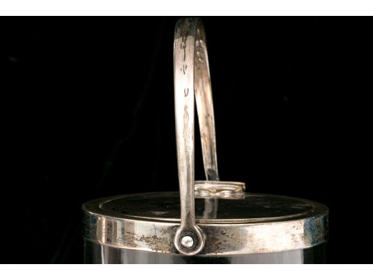 Tiffany & Co. Sterling Silver Mounted Preserves Jar, Ca. 1902-1907