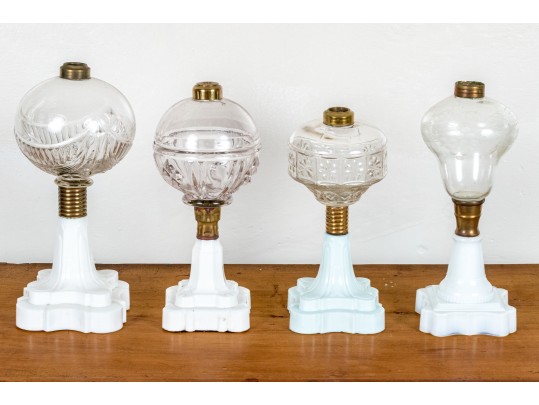 Collection Of Four Oil Lamp Fonts