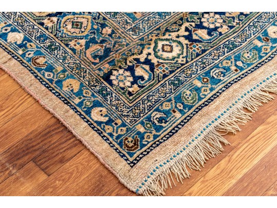 Antique Persian Hand-Knotted Wool Carpet, 11'-10