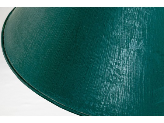 A Good Full Size Pair Of Antique Three Light Electrified Bouillotte Laps