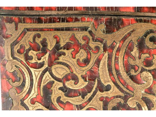 A Fine Louis XVI Boulle Work Tea Caddy, Ca. 1775-1795