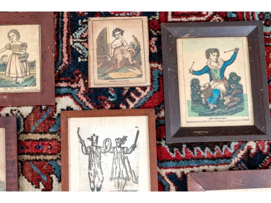 Collection Of Twenty-Four Antique Hand-Colored Lithographs