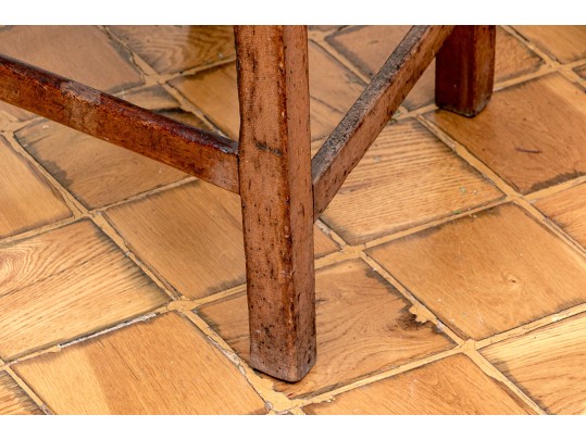 Antique New England Carved Splat Back Side Chair, Ca. 1760-80