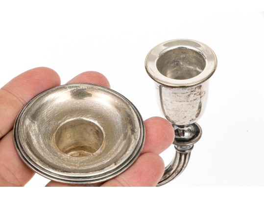 Pair Of Tiffany & Co. Sterling Silver Candelabra, 70.74 Ozt.