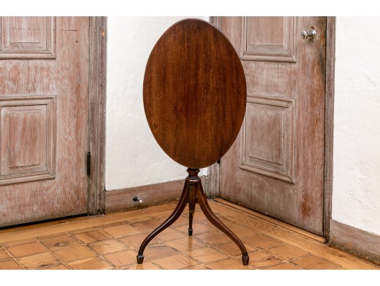 Federal Style Oval Wine Stand