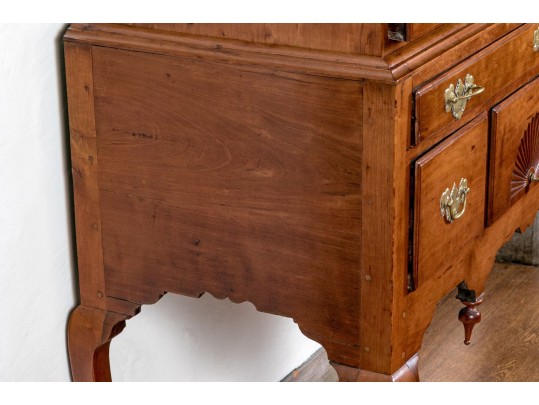 American Queen Anne Cherry Highboy, Probably Connecticut, Ca. 1750-70