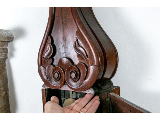 American Late Federal Lyre Clock, Probably Boston, Ca. 1825-35