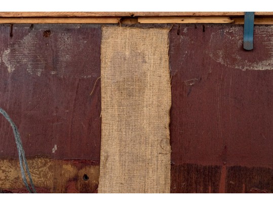 Antique Oil On Panel, Portrait Of A Woman