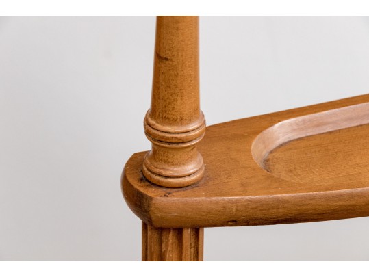 Vintage Solid Maple Valet Stand