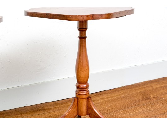 Two American Late Federal Candle Stands