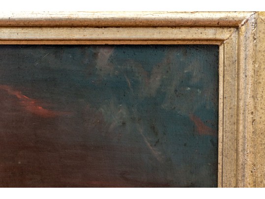 Antique Oil On Panel, Portrait Of A Man