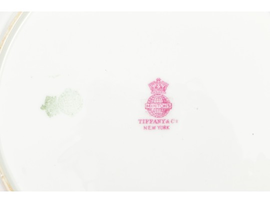 Set Of Sixteen Mintons For Tiffany & Co. Gilded Age Service Plates 