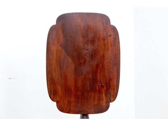 New England Federal Quatrefoil Form Tilt Top Stand, Ca. 1800-1820