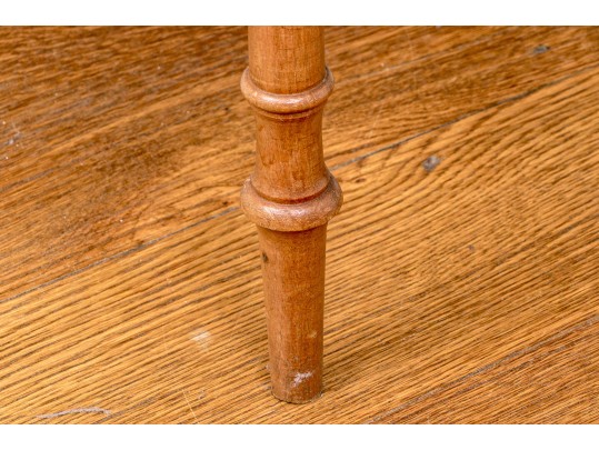 American Sheridan Cherry & Walnut Work Stand, Ca. 1830-50