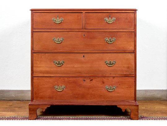 American Chippendale Cherry Chest Of Drawers Ca. 1780-1800, Probably Southern