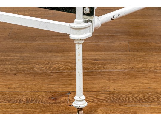 Antique Cast Iron And Brass Bed Frame #2