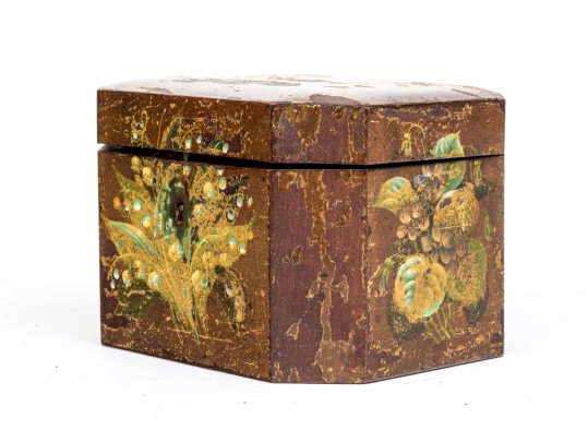 Trio Of Antique Tea Caddies