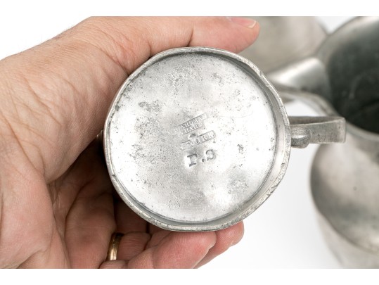 Twenty Pieces Of 19th And 20th C. Pewter