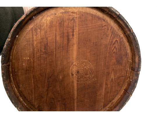 Antique Firkin Bucket With Two Quality Door Stops