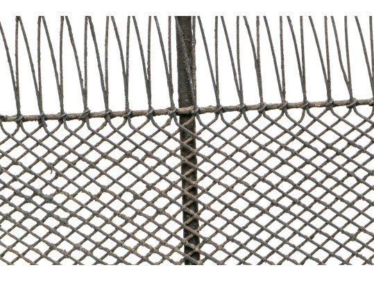 Antique Brass And Wire Fire Fender