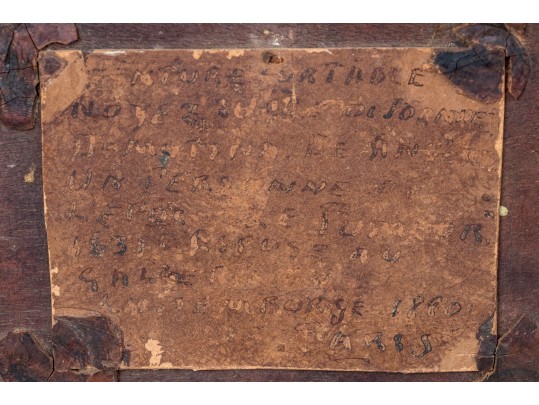 Antique Oil On Panel, Portrait Of A Man Smoking A Pipe In The Dutch Style