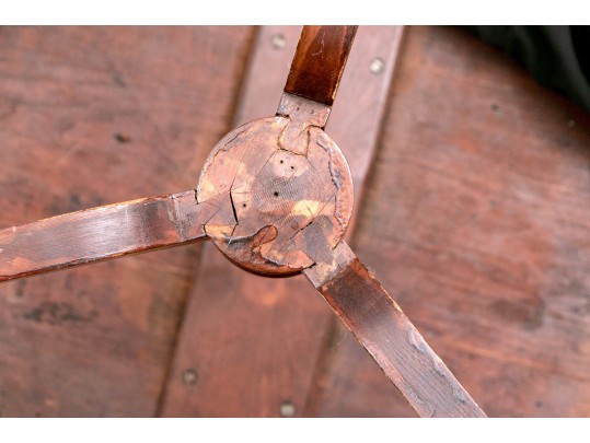 Two American Late Federal Candle Stands