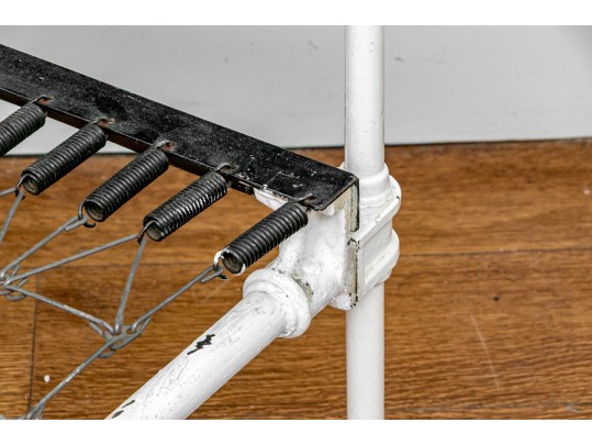 Antique Cast Iron And Brass Bed Frame #2