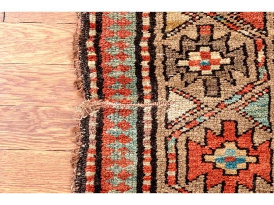 Antique Persian Wool Runner, 9'-3