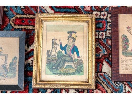 Collection Of Twenty-Four Antique Hand-Colored Lithographs