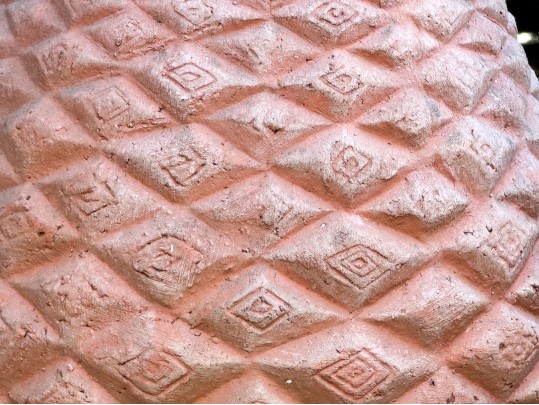 Three Terracotta Finials