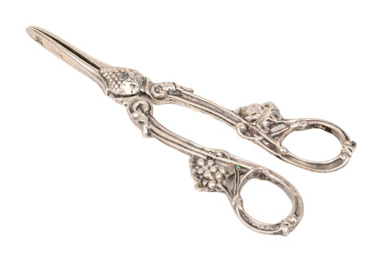 American Sterling Silver Grape Shears, 3.08 Ozt. 