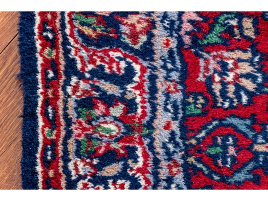 Hand-Knotted Wool Runner Carpet, 10'-7