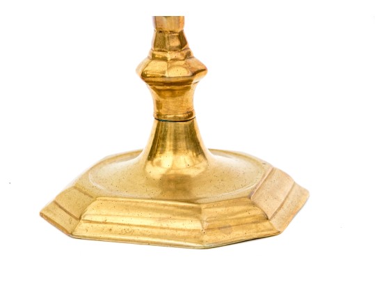 Pair Of 18th Century Brass Candlesticks