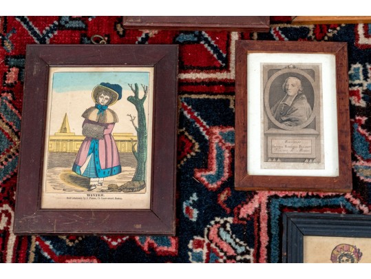 Collection Of Twenty-Four Antique Hand-Colored Lithographs