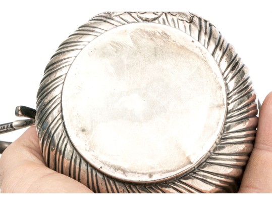 Antique English George Nathan & Ridley Hayes Sterling Silver Twin Handled Cup, 8.59 Ozt. 