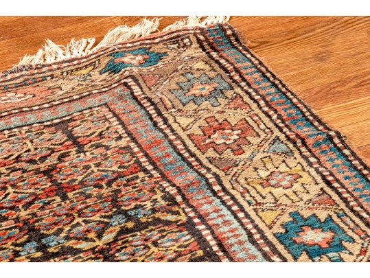 Antique Persian Wool Runner, 9'-3