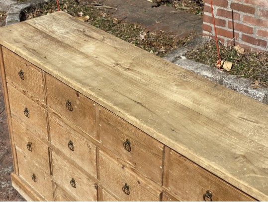 Antique American Pine Sixteen Drawer Apothcary Chest